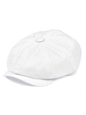 New Men's Newsboy Flat Cap 100% Cotton Gatsby Ivy Golf Cabbie Hat